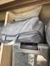 邦尼美家布藝壓縮袋衣物收納袋旅行衣服羽絨服行李箱便捷式手提整理包袋子 淡藍色【中號2個(gè)裝+大號2個(gè)裝】 曬單實(shí)拍圖