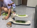 可優(yōu)比兒童滑板車1-2-3-6歲6.1禮物可坐閃光輪兒童車折疊多功能-田園綠 曬單實(shí)拍圖