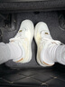 耐克NIKE休閑鞋女AF1空軍一號 AIR FORCE 1運(yùn)動鞋DZ1847-108帆白37.5 曬單實(shí)拍圖