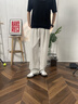 WILLIAMMARCHI【天絲萊賽爾】涼感冰絲垂感休閑西褲男士寬松薄款直筒闊腿西裝褲 巴黎灰 XL 曬單實(shí)拍圖