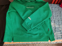 圓領(lǐng)女士衛衣女2025年春秋季新款減齡百搭加絨顯瘦長(cháng)袖休閑上衣 草綠色（不加絨） 2XL (128-140斤) 曬單實(shí)拍圖