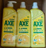 斧頭牌（AXE）檸檬護(hù)膚洗潔精1.18kg*3瓶7.08斤家庭裝 可洗果蔬不傷手 曬單實(shí)拍圖