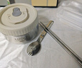 沃德百惠（WORTHBUY）304不銹鋼飯盒兒童真空保溫輔食碗外帶便攜飯桶湯壺粥杯 400ml 曬單實(shí)拍圖