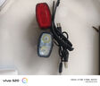 超亮自行車燈夜騎車前燈警示尾燈配件山地車公路單車兒童騎行裝備 前燈+紅色尾燈組合裝 曬單實拍圖