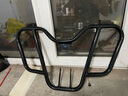 雅馬哈（YAMAHA）天劍150Z摩托車(chē)前保險(xiǎn)杠防摔杠競(jìng)技護(hù)杠腳踏板側(cè)翻大貨架加厚加粗 天劍150前護(hù)杠黑色 曬單實(shí)拍圖