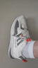 斷碼品牌男鞋秋季舒適百搭防滑耐磨透氣休閑運動(dòng)鞋韓版跑步鞋子男 灰白皮面 6619 43 (265mm) 曬單實(shí)拍圖