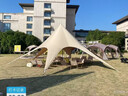 絳瑞戶(hù)外萬(wàn)重山帳篷八爪超大天幕防雨防曬三峰遮陽(yáng)營(yíng)地露營(yíng)云頂帳篷 單峰6x6x3米【容納6-10人】（圖2） 曬單實(shí)拍圖