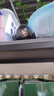 假監控器攝像頭家用仿真粘貼免打孔假監控器帶燈防賊假假的探頭模型 黑色海螺款高配：++贈電池/雙面貼/警示貼/螺絲 曬單實(shí)拍圖