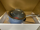 特福（Tefal）陶瓷覆面0氟涂層小奶鍋寶寶嬰兒輔食鍋煮奶煮粥 燃?xì)庠铍姶艩t通用 16cm 曬單實拍圖