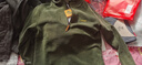 JEEP吉普衛衣男士秋冬季寬松長(cháng)袖T恤搖粒絨加厚保暖衣服男裝 軍綠 XL 曬單實(shí)拍圖