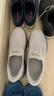 斯凱奇（Skechers）閃穿鞋男鞋夏季舒適透氣健步鞋懶人一腳蹬運(yùn)動(dòng)鞋百搭休閑鞋216665 曬單實(shí)拍圖