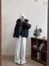 森馬（Semir）羽絨服女中長(zhǎng)款輕薄三防2025oversize插肩袖冬裝防風(fēng)109725113007 曬單實(shí)拍圖