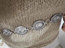 chongsukei小&ck女士金屬銀白腰鏈時(shí)尚朋克風(fēng)腰帶民族風(fēng)搭連衣裙腰鏈新可調 橢圓銀白 曬單實(shí)拍圖