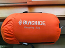 黑冰（BLACKICE）B系列鴨絨木乃伊式羽絨睡袋露營羽絨睡袋B1000（新標準）/橘色/M 曬單實拍圖