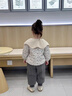 班喜迪女童套裝秋冬裝2025新款兒童外套褲子加絨夾棉衣服寶寶冬季小童裝 米色 100 曬單實拍圖