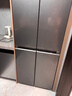海爾（Haier）小紅花套系418升594mm專(zhuān)業(yè)超薄零嵌十字T型家用電冰箱一級能效BCD-418WGHTDB9S9U1家電國家補貼20% 曬單實(shí)拍圖