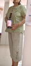 秋芙羅媽媽夏裝純棉套裝50歲60洋氣寬松中老年女裝中式短袖母親節(jié)禮物 曬單實拍圖