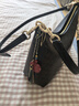 蔻馳（COACH）【品牌直供】女士LAUREL中號手提單肩斜挎包流浪包人造革 曬單實拍圖