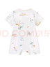 英氏（YEEHOO）【商場(chǎng)同款】嬰兒衣服寶寶哈衣四季薄款連體衣爬服 90CM 曬單實(shí)拍圖