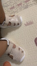 基諾浦（ginoble）嬰兒學(xué)步鞋8-18個(gè)月男女兒童涼鞋夏季寶寶步前鞋GB2203蛋糕米 曬單實(shí)拍圖