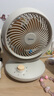 美的（Midea）【小型風扇】輕音臺式桌面空氣循環(huán)扇家用柔風電風扇宿舍辦公迷你臺扇落地扇空調伴侶 GAF18AD 曬單實拍圖