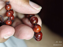 曇蓮小葉紫檀手鏈108顆滿(mǎn)金星泥料玻璃底佛珠手串男女念珠時(shí)尚飾品 8mm*108顆. 曬單實(shí)拍圖