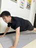 特步（XTEP）瑜伽墊男女士健身加厚防滑專業(yè)TPE加大運動鍛煉訓(xùn)練靜音跳繩墊子 曬單實拍圖