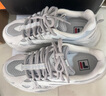 FILA 斐樂魚刺SOFIA老爹鞋女鞋厚底增高時尚休閑鞋復(fù)古反光運動鞋 南極灰/合金灰-AG 36 曬單實拍圖