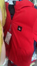 保姆鵝 兒童羽絨服寶寶雙面羽絨服加厚小童短款耐污羽絨外套 中國紅 130 曬單實拍圖