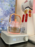 ±0日本正負零煮茶爐茶具電茶爐泡茶壺套裝電陶爐家用電熱爐茶臺泡茶專用 乳白色（機器+茶壺+烤架） 曬單實拍圖