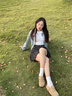 莜仙格2025年春秋季新款韓系寬松百搭?yuàn)A克長(zhǎng)袖上衣設(shè)計(jì)感復(fù)古藍(lán)牛仔外套 淺色短外套  M 建議 100-115斤 曬單實(shí)拍圖
