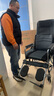 怡輝（YIHUI）輪椅老人帶坐便輕便折疊癱瘓專(zhuān)用出行大小便骨折全躺多功能yh-x05 曬單實(shí)拍圖