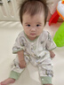 AILUKI日本春秋嬰兒睡袋寶寶四季通用兒童睡衣夏季紗布分腿防踢被 云間星旅-竹棉短袖【推薦室溫26℃以上】 （適合身高60-80cm）S碼 曬單實(shí)拍圖