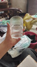 翻口杯豎條紋玻璃咖啡杯風(fēng)琴水杯家用高顏值竹節(jié)杯拿鐵牛奶果汁杯 豎紋竹節(jié)杯 1個(gè)裝 380ml 曬單實(shí)拍圖