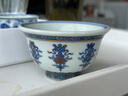 劉建鋒窯瓷貝貝景德鎮(zhèn)青花斗彩柴窯壓手杯高端手工主人杯女士茶杯茶具禮盒 劉建鋒窯-柴窯斗彩佛八寶壓手杯 曬單實拍圖
