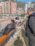 桉鵲公園椅戶外長(zhǎng)椅子防腐木小區(qū)鋅合金靠背塑木室外長(zhǎng)凳庭院休閑座椅 鐵腳防水鋅合金 無(wú)靠 1.2米 曬單實(shí)拍圖
