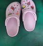 crocs卡駱馳貝雅卡駱班|205089 芭蕾粉-6TG 37/38(230mm)  曬單實(shí)拍圖