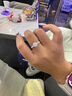 喜鉆鳳冠霞帔鸞鳳鉆戒女鉑金鉆石戒指求婚結婚戒指婚戒送女友生日禮物 【GIA證書(shū)】共72分E色VS1 3EX N 曬單實(shí)拍圖