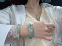 慕僑西“清如許”高端緬甸翡翠玉手鐲子女款冰種飄花正品貴妃玉處理 “清如許”翡翠手鐲 58-59mm（現貨現發(fā)） 曬單實(shí)拍圖