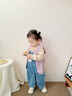 貝樂咿嬰兒馬甲秋冬季寶寶背心新生兒衣服馬甲男童女童薄款坎肩外穿馬甲 7818-香芋紫 90 （1-2歲22-26斤） 曬單實(shí)拍圖