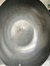 冀鐵錘（JITIECHUI）平底鐵鍋煎鍋不易粘鍋老式熟鐵鍋燃?xì)饷簹庠罴矣脽o涂層32cm贈鍋蓋 曬單實拍圖