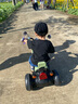 貝趣兒童電動(dòng)車(chē)摩托車(chē)1-3-6歲寶寶三輪車(chē)小孩玩具車(chē)可坐人遙控電瓶車(chē) 橄欖綠【遙控雙驅+雙電瓶+早教】 1-7歲生日周歲六一兒童節禮物 曬單實(shí)拍圖