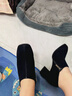 星期六（St&Sat）女鞋優(yōu)雅簡(jiǎn)約時(shí)尚增高深口單鞋 黑色（絨面） 38 曬單實(shí)拍圖
