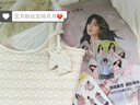 NUCELLE紐芝蘭【沈月同款】浪花托特包女式2025子母包大容量通勤單肩包生日禮物 云漾白【經(jīng)典鉤扣子母款】 曬單實拍圖
