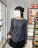 薇迎 VIEA.ING長(zhǎng)袖襯衫女2025秋通勤修身小衫襯衣針織上衣七夕禮物 灰色 M 曬單實(shí)拍圖