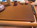 石茗堂高端德國電木茶盤整塊家用簡約輕奢茶托海泡茶臺新款客廳辦公室排 若水（升級版40支高密度） 100_50_5cm 曬單實拍圖