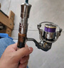 哈斯達蝴蝶定制版微物溪流馬口桿ul超軟實心竿稍彈射路亞竿全套魚竿套裝 1.68m +X6紡車輪1000S套裝 曬單實拍圖