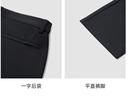 比音勒芬（Biemlfdlkk）【冷感科技面料】男士輕商務(wù)休閑通勤百搭舒適簡約透氣涼感休閑褲 59黑灰 35 曬單實(shí)拍圖