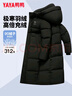 鴨鴨王一博同款312g充絨冰殼系列羽絨服長(cháng)款男女極寒加厚冬季保暖外套 青光黑色 【男女同款現貨速發(fā)】 L 曬單實(shí)拍圖