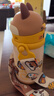 babycare兒童保溫杯小松鼠嬰兒寶寶學飲杯不銹鋼吸管水杯壺學生上學450ml 曬單實拍圖